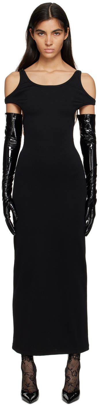 gucci black dress 2015|black Gucci maxi dress.